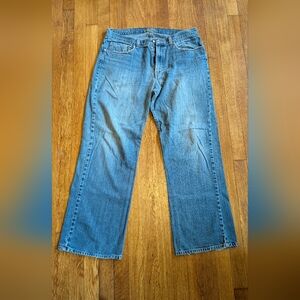 Men's Relaxed Fit Blue Jeans